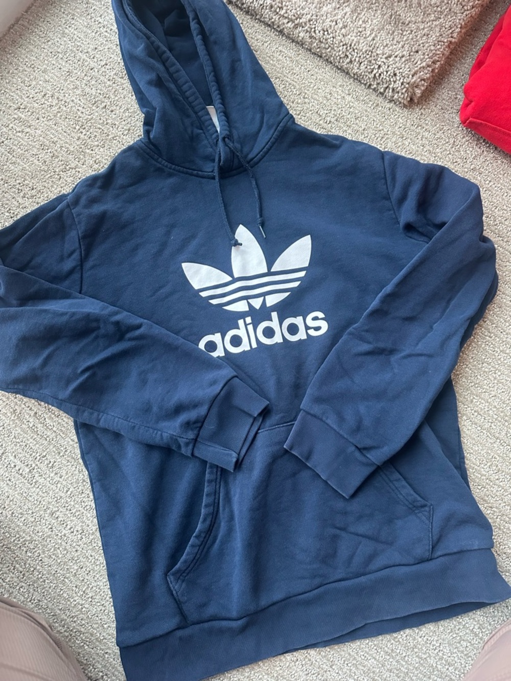 Men’s navy Adidas sweatshirt